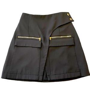 Lattelier Women’s Black‎ Mini Skirt